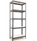 Стеллаж SBL 180KD/90x40/5 1803х900х400мм, 5 полок,  максимальная нагрузка 750кг, сталь/ДВП, муар 93009
