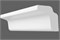 Плинтус потолочный Экструзия KINDECOR М-25, 25x21ммx2м, пенополистирол, белый 16845