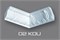 Угловой элемент 02КDU для плинтуса потолочного 06002КD, 50x35мм, пенополистирол, белый, набор 4шт. 32977