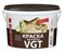 Краска фасадная VGT ВД-АК-1180, акриловая, 7кг, белоснежная, матовая 17817