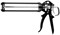 Пистолет для герметика KRAFTOOL, скелетный, с поворотным корпусом, 320мл - фото 15220