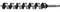 Сверло Зубр Эксперт по дереву, спираль Левиса, 52x450мм, шестигранный хвостовик - фото 15605
