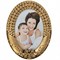 Фоторамка овальная, пластик, 23х18,5см 520-469 44413
