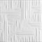 Плитка  потолочная экструзионная Лагом декор Формат 2602, 50x50см, пенополистирол, белая, упаковка 8шт. (2м2) - фото 17034