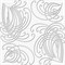 Плитка  потолочная экструзионная Лагом декор Формат 4702, 50x50см, пенополистирол, белая, упаковка 8шт. (2м2) - фото 17036