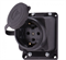 Розетка Lezard прямая с заглушкой каучук 2Р+РЕ 1х16А 220-240V IP44 106-0400-0103 34091 - фото 21801