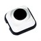 Кнопка звонка белая с черной кнопкой  0.4А Schneider А1 0,4-011 - фото 22759