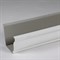 Желоб водосточный оцинкованный, гладкий полиэстер, 0.5x200x2000мм, прямоугольное сечение, RAL 9003 белый 39306