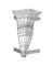 Угол внутренний для плинтуса напольного ПВХ Декопласт №106, Ясень серый - фото 30746