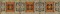 Бордюр Мармара 2 273862 6x25см, для плитки настенной керамической облицовочной, глянцевый, золотой с орнаментом - фото 30983