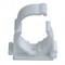 Кронштейн/держатель для труб 50мм, полипропиленовый, с креплением, белый 42273