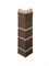 Угол внешний для сайдинга Альта-Профиль 90гр Камень, 0.47x0.11м, жженый - фото 39568