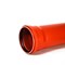 Труба канализационная 110x3000мм, наружная, SN4, оранжевая - фото 40856