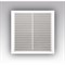 Решетка вентиляционная ЭРА 1919С, 190х190мм, с антимоскитной сеткой, с жалюзи, пластиковая, белая - фото 42330