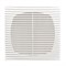 Решетка вентиляционная ЭРА 1313Г, 130х130мм, с антимоскитной сеткой, с жалюзи, пластиковая, белая - фото 42331
