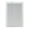 Решетка вентиляционная ЭРА 1319С, 130х190мм, с антимоскитной сеткой, с жалюзи, пластиковая, белая - фото 42332