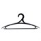 Вешалка-плечики для верхней одежды MARTIKA С519, размер 48-50, пластик, черная - фото 42548