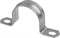 Скоба металлическая Светозар, диаметр 19мм, двухлапковая, для крепления металлорукава, упаковка 50шт - фото 42897