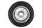Колесо ЗУБР Профессионал, диаметр 100мм, грузоподъемность 70кг, резина/металл, игольчатый подшипник - фото 47284