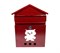 Ящик почтовый Домик №2 Сова, 350x240мм, вишня, с замком - фото 48058