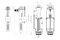 Арматура для бачка АНИ Пласт WC8010С с боковой подводкой, с хромированной кнопкой, 1 режим слива, в комплекте 25803