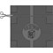 Коврик антивибрационный АМ Не шуми, 65х62см, черный, резиновый - фото 50451