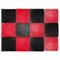Коврик придверный Травка, 42x56см, грязезащитный, черно-красный, пластиковый - фото 50493