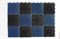 Коврик придверный Травка, 42x56см, грязезащитный, черно-синий, пластиковый - фото 50496