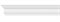 Плинтус потолочный экструзионный Лагом Формат 207570, длина 2м, белый - фото 50577