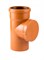 Ревизия наружной канализации, диаметр 110мм, полипропилен, оранжевый - фото 51771