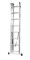 Лестница алюминиевая трёхсекционная Вихрь ЛА 3х8, высота 5.05м 70514