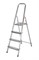 Стремянка алюминиевая Вихрь СА 1х4, высота 0.81м 70520