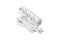 Удлинитель UNIVersal Е-204, 4 розетки, 10А, ПВС 2x0.75мм2, 5м, без заземления, белый - фото 54409