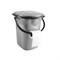 Ведро-туалет 09044, 19л, пластиковое, серебро 60016