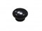 Ручка-кнопка мебельная РК 3482/4, диаметр 34мм, дерево, чёрная - фото 58901
