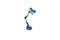 Светильник настольный Camelion LOFT KD-313 C03, 60W, E27, металл, синий металлик - фото 59179