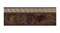 Карниз потолочный BroDecor Меандр, трехрядный, с поворотами, с блендой ПВХ, 2.4м, карельская береза/золото - фото 60442