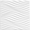 Панель ПВХ облицовочная 3D ПОРТУ белый, 595х595x10мм - фото 60592