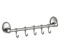 Держатель HAIBA HB1615-5, металлический, хромированный, 5 подвижных крючков на планке - фото 6183