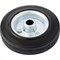 Колесо неповоротное ЗУБР Профессионал, диаметр 200 мм, грузоподъемность 185кг, резина/металл, игольчатый подшипник - фото 66132