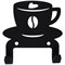 Крючок-вешалка серия Кухня модель Чашка кофейная-2, черный - фото 68235