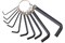Ключи имбусовые шестигранные Волат 11005-10, 1.5-10мм, короткие, набор 10шт. - фото 68684