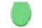 Сиденье для унитаза Ракушка, ПВХ, жесткое, салатовый 38580