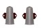 Угол наружный для плинтуса напольного Деконика, ПВХ, 70мм, светло-серый 002 - фото 71673