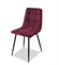 Стул Милан Т29, стул на металлокаркасе, ткань велюр, бордовый, каркас черный - фото 71868