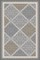 Ковер Лайла де Люкс 15757-10744, 60х100см, овальный, серый с рисунком - фото 72813