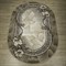 Ковер Лайла де Люкс 15805-10822, 60х100см, овальный, бежевый с рисунком - фото 72825