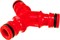 Тройник GRINDA 8-426339, 1/2", ударопрочная пластмасса 25326