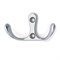 Крючок для одежды Soller 002, 2-рожковый, хром 80238
