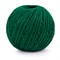 Шпагат джутовый, диаметр 1.5мм, 110м, зеленый, клубок - фото 76473